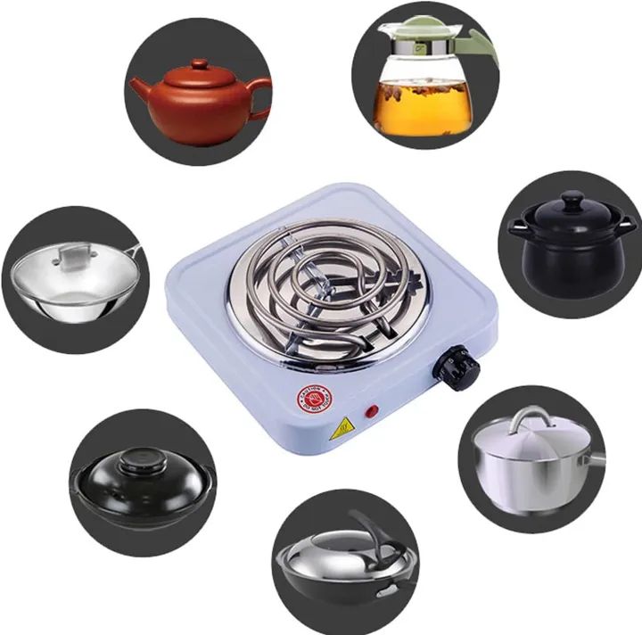 Electric Stove For Cooking, Hot Plate Heat Up