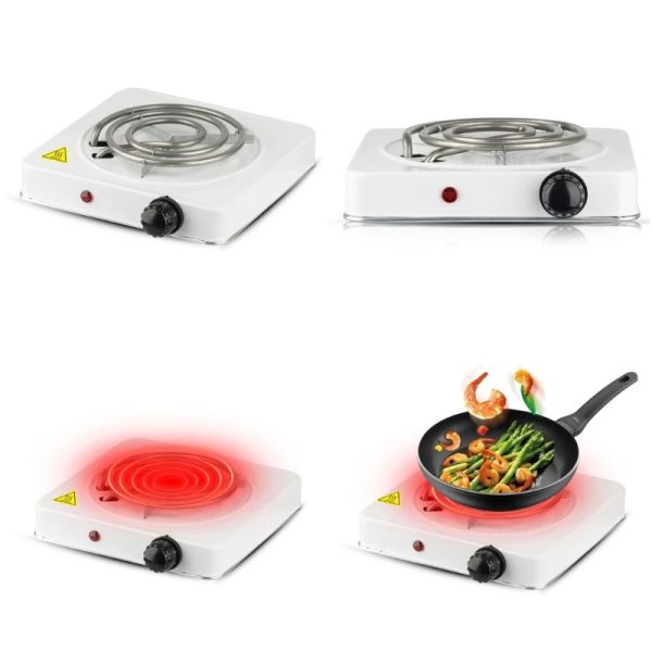 Electric Stove For Cooking, Hot Plate Heat Up